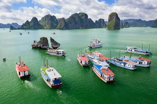 Top điểm đến được tìm kiếm nhiều nhất tại Việt Nam năm 2025.